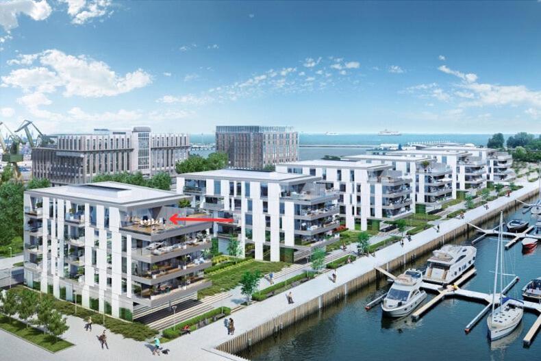 Apartament Faltom 26 Yacht Park Z Tarasem Гдыня Экстерьер фото