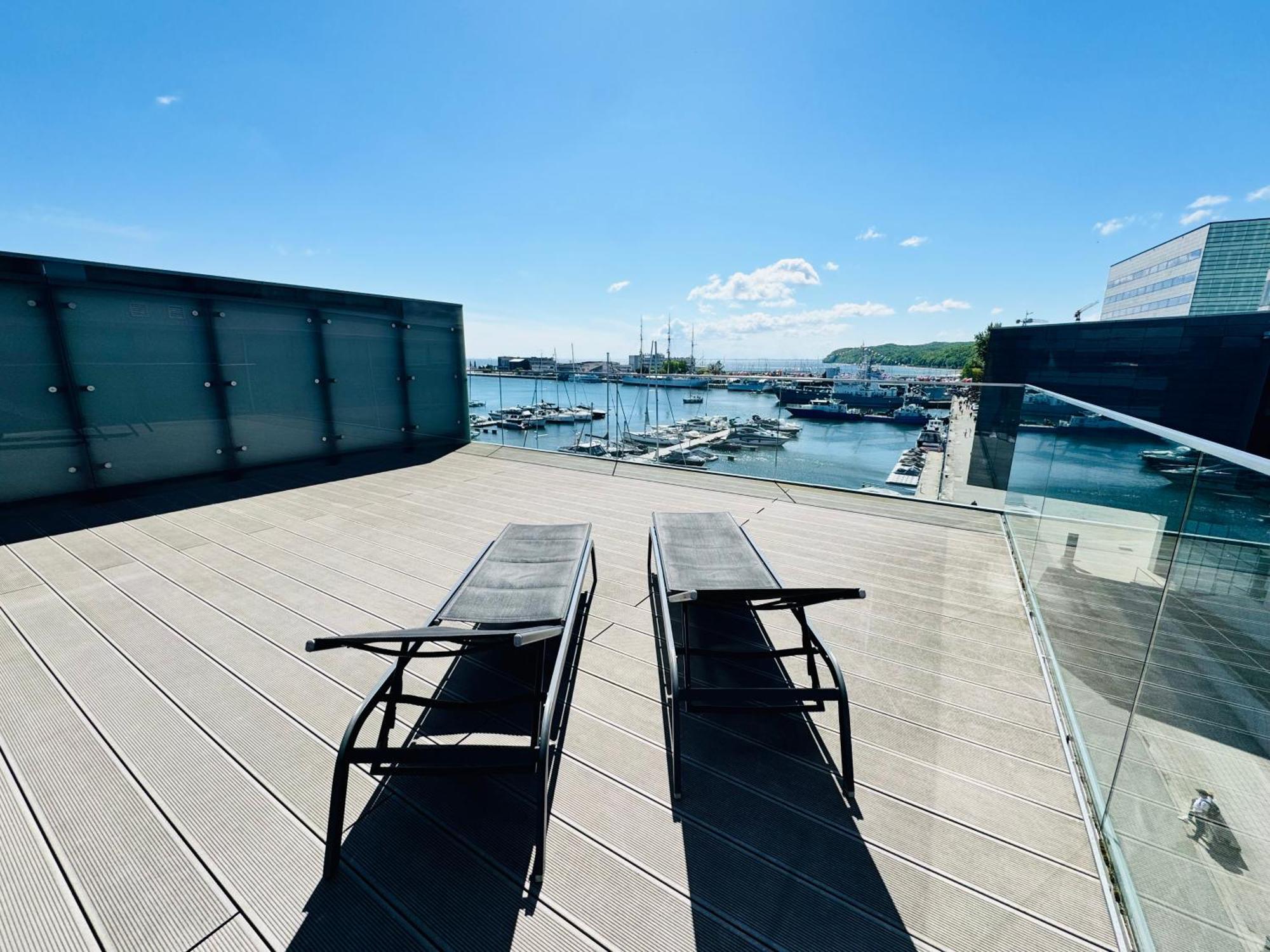 Apartament Faltom 26 Yacht Park Z Tarasem Гдыня Экстерьер фото